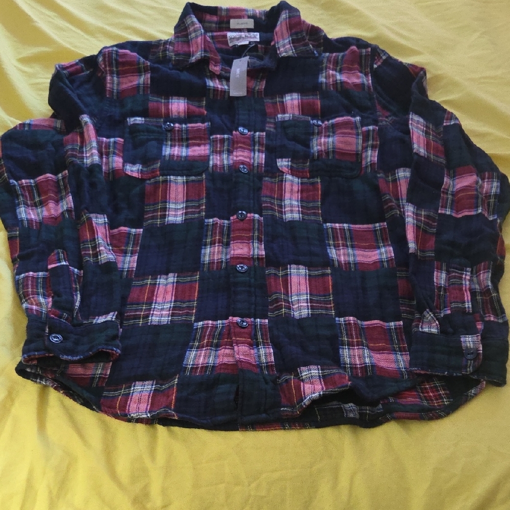 Casual Plaid Flannel Shirt
